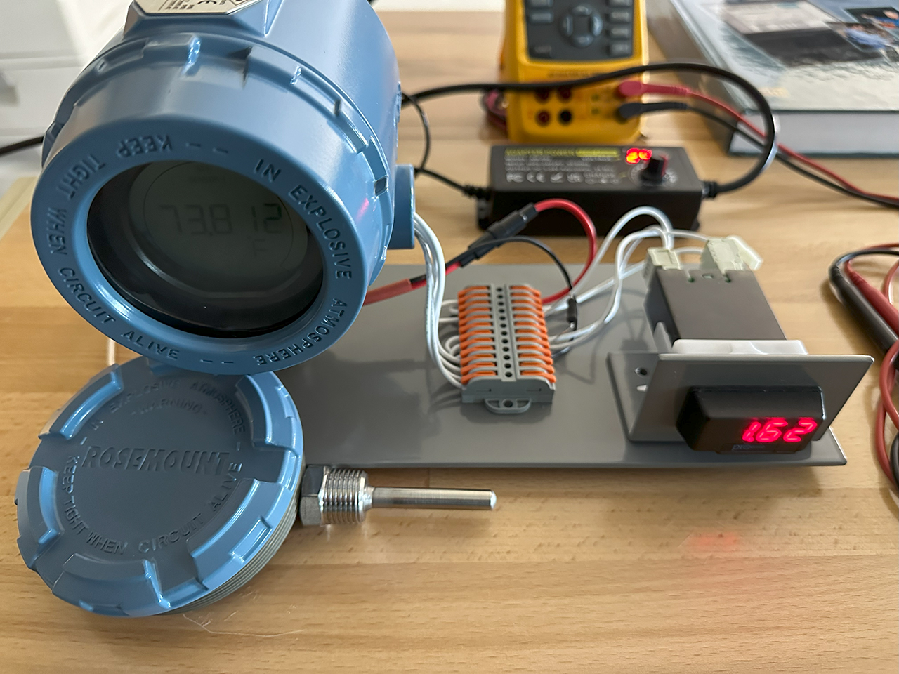 electrical measuring instruments used by an instrumentation technician, applied science