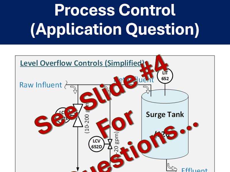 Chemical Engineering Process Control Example Questions Process Control Question - Level Override Example Problem